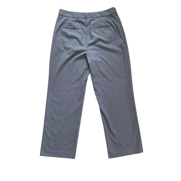 Ann Taylor Womens Gray Pleated Wide Leg Dress Pants Size 14 Career Casual Work - Picture 3 of 6